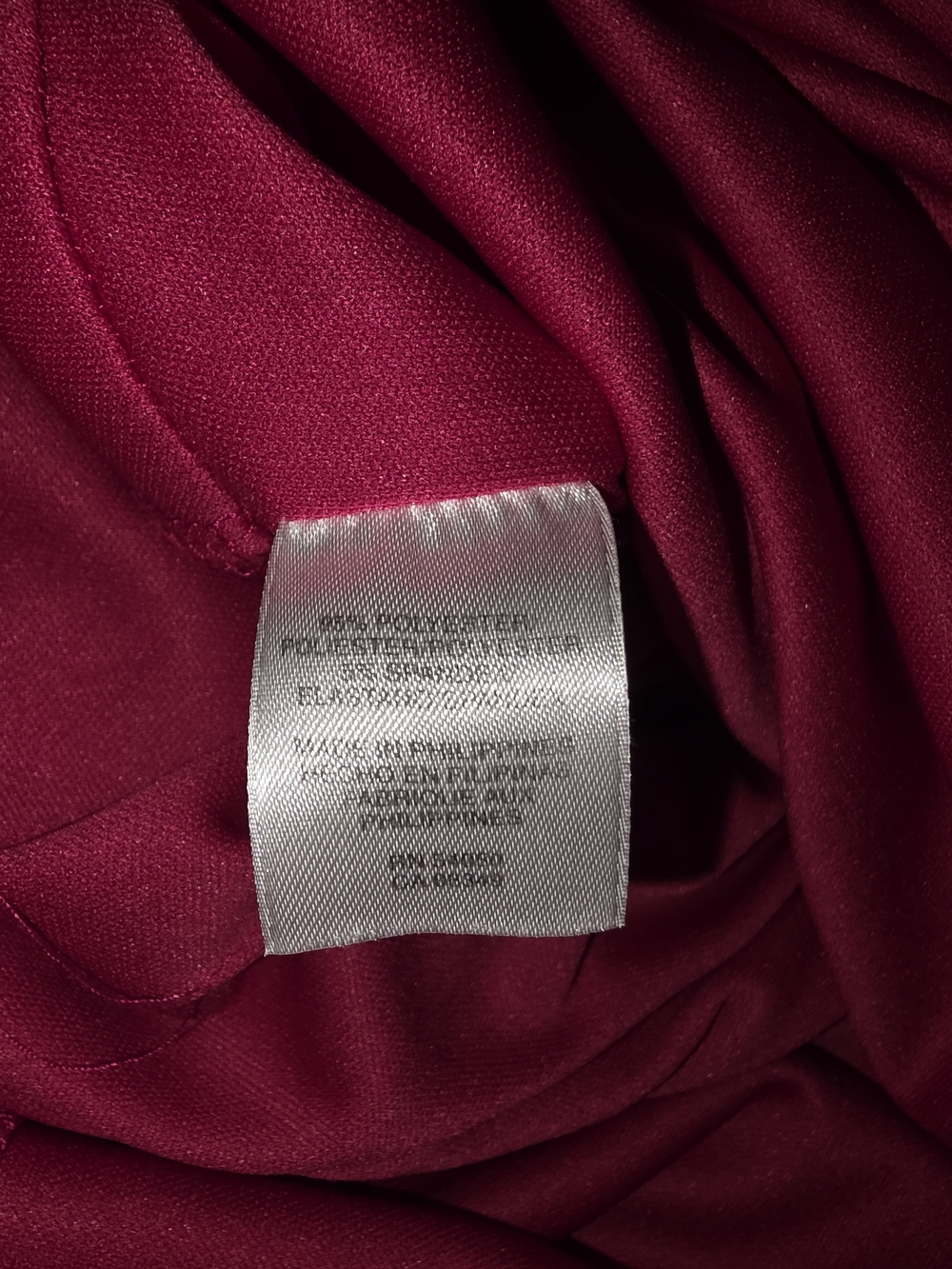 Evan Picone Fuchsia Gathered-Waist Sheath Wedding Guest Dress - Picture 6 of 7